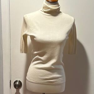 THEORY  Regal Wool - Leenda Short-Sleeve‎ Turtleneck - Size S